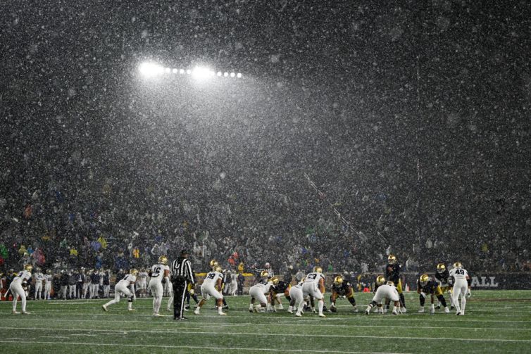 Navy vs Notre Dame | college football weather