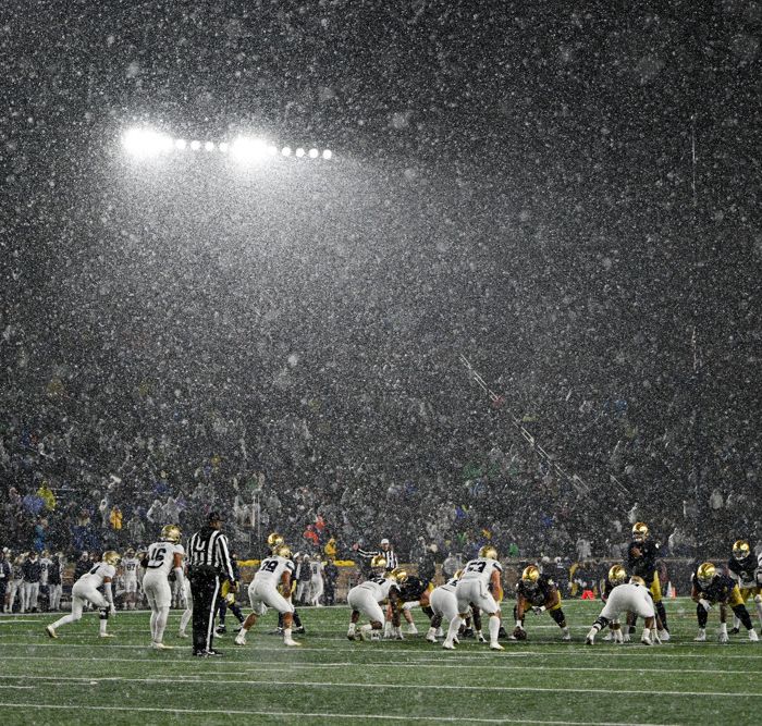 Navy vs Notre Dame | college football weather