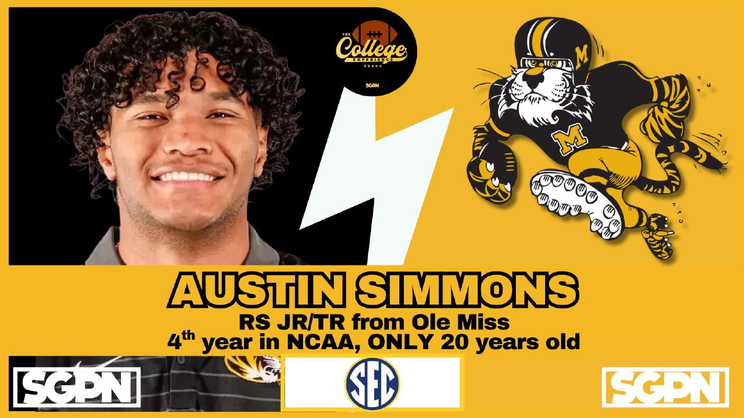 Missouri Tigers quarterback Austin Simmons transfer from Ole Miss entering the Missouri Tigers 2026 preview