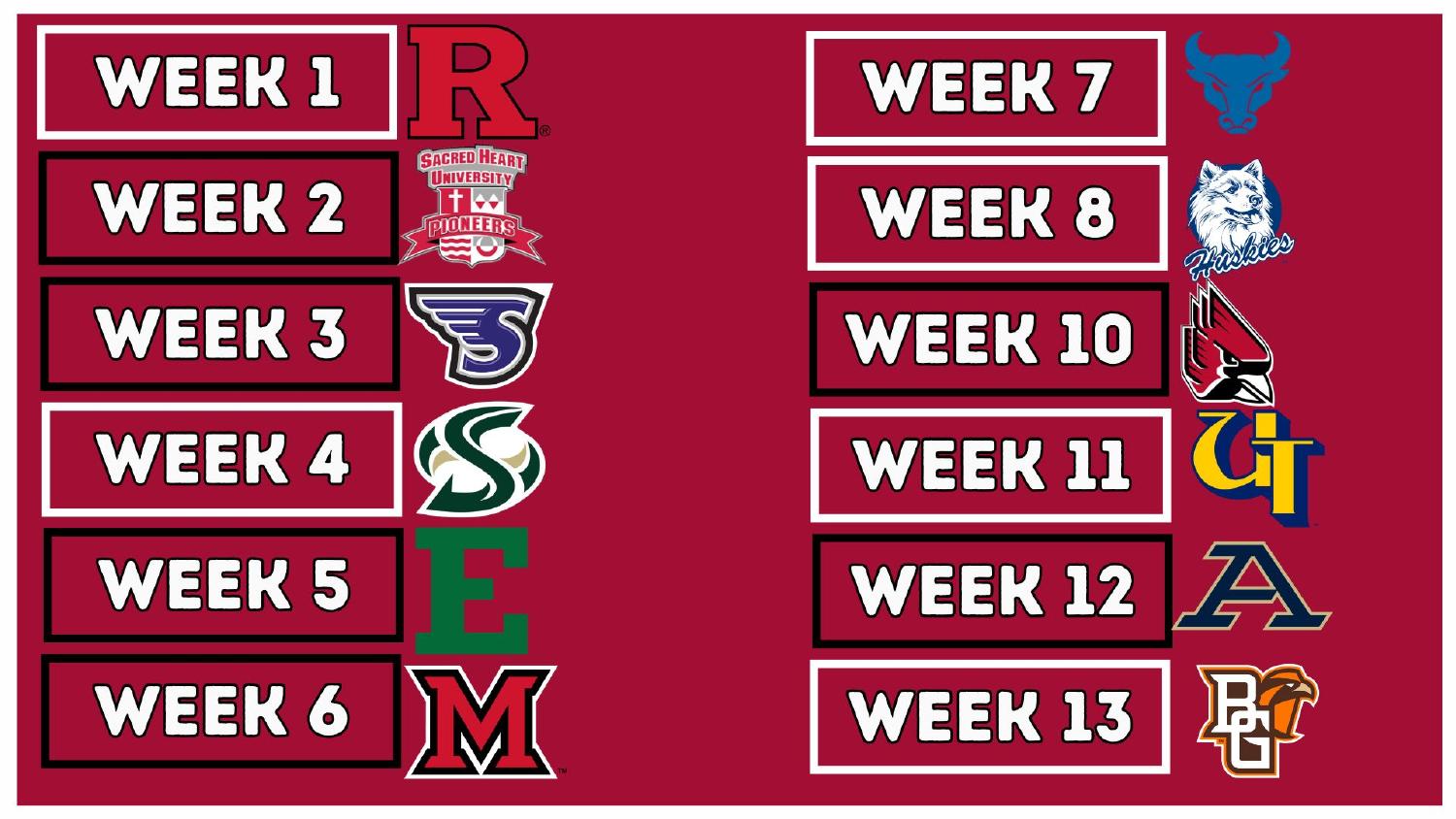Umass Minutemen 2026 preview MAC schedule week by week breakdown