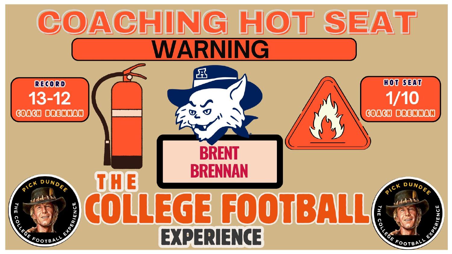 Brent Brennan Arizona Coaching Hot Seat Brent Brennan Arizona coaching hot seat rating 1 out of 10 after a 9-4 season