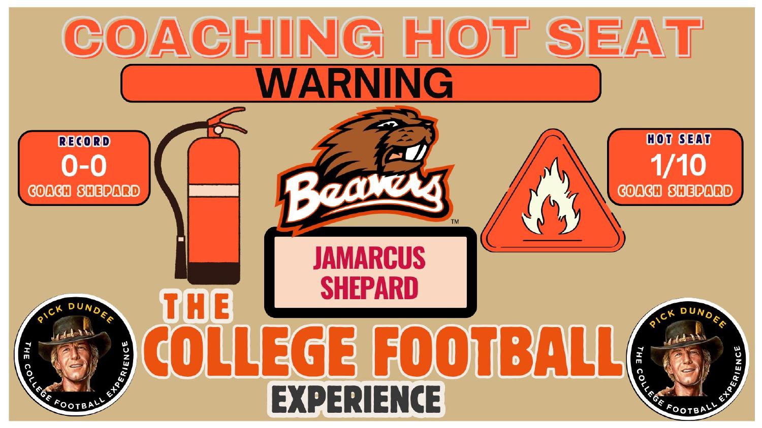 Jamarcus Shepard Oregon State Coaching Hot Seat Jamarcus Shepard Oregon State Beavers coaching hot seat rating 1 out of 10 in his debut season