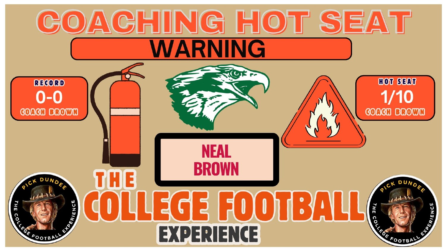 Neal Brown North Texas Coaching Hot Seat Neal Brown North Texas Mean Green coaching hot seat rating 1 out of 10 in his debut season