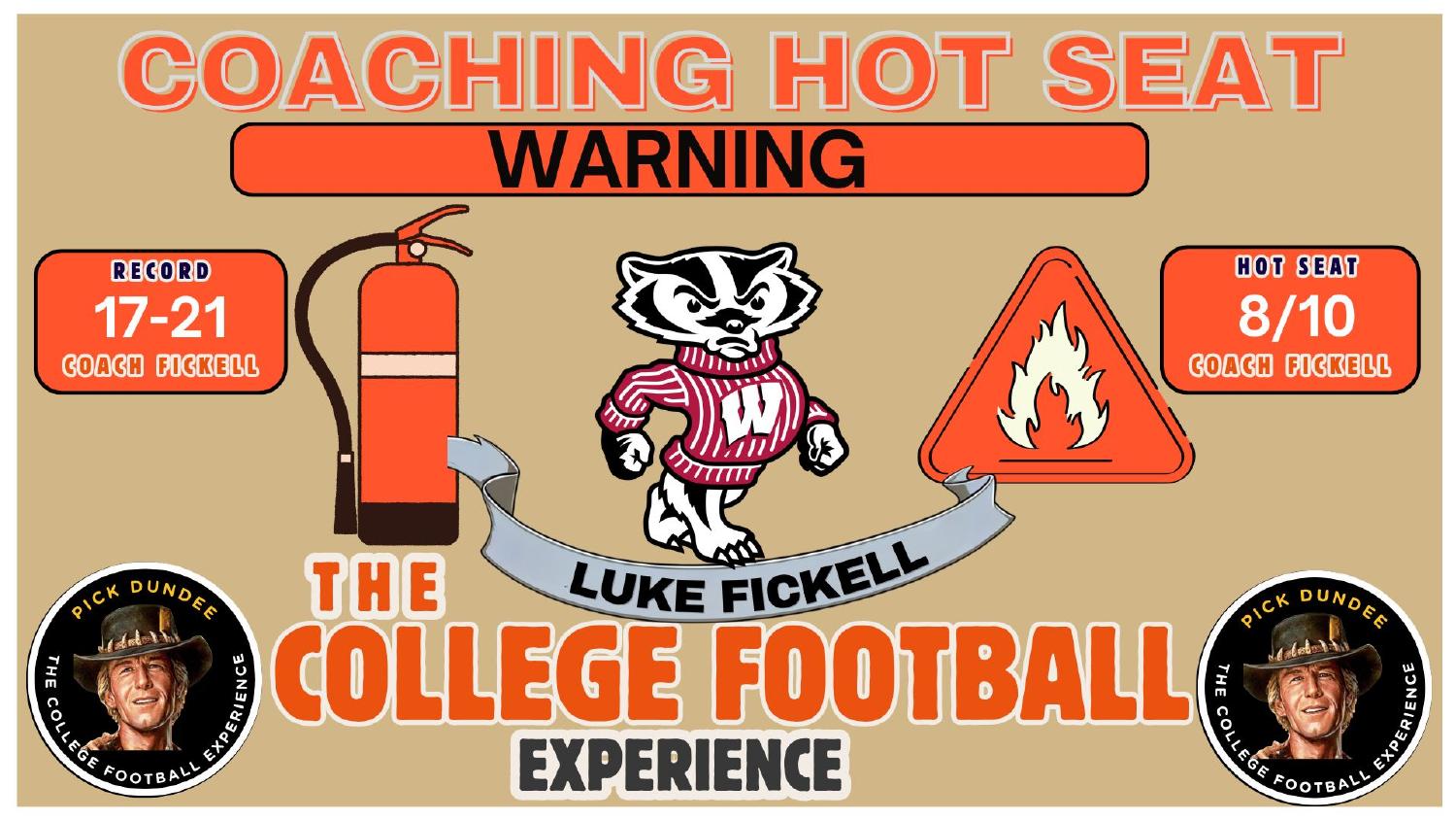 Luke Fickell Wisconsin Coaching Hot Seat Luke Fickell Wisconsin coaching hot seat rating 8 out of 10 with a 17-21 record