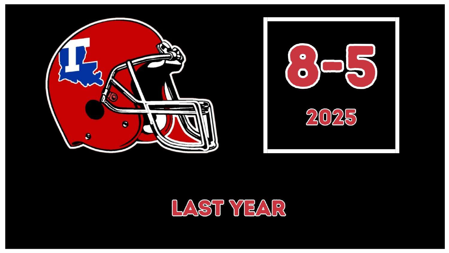 Louisiana Tech Bulldogs 2025 season record 8-5 under head coach Sonny Cumbie