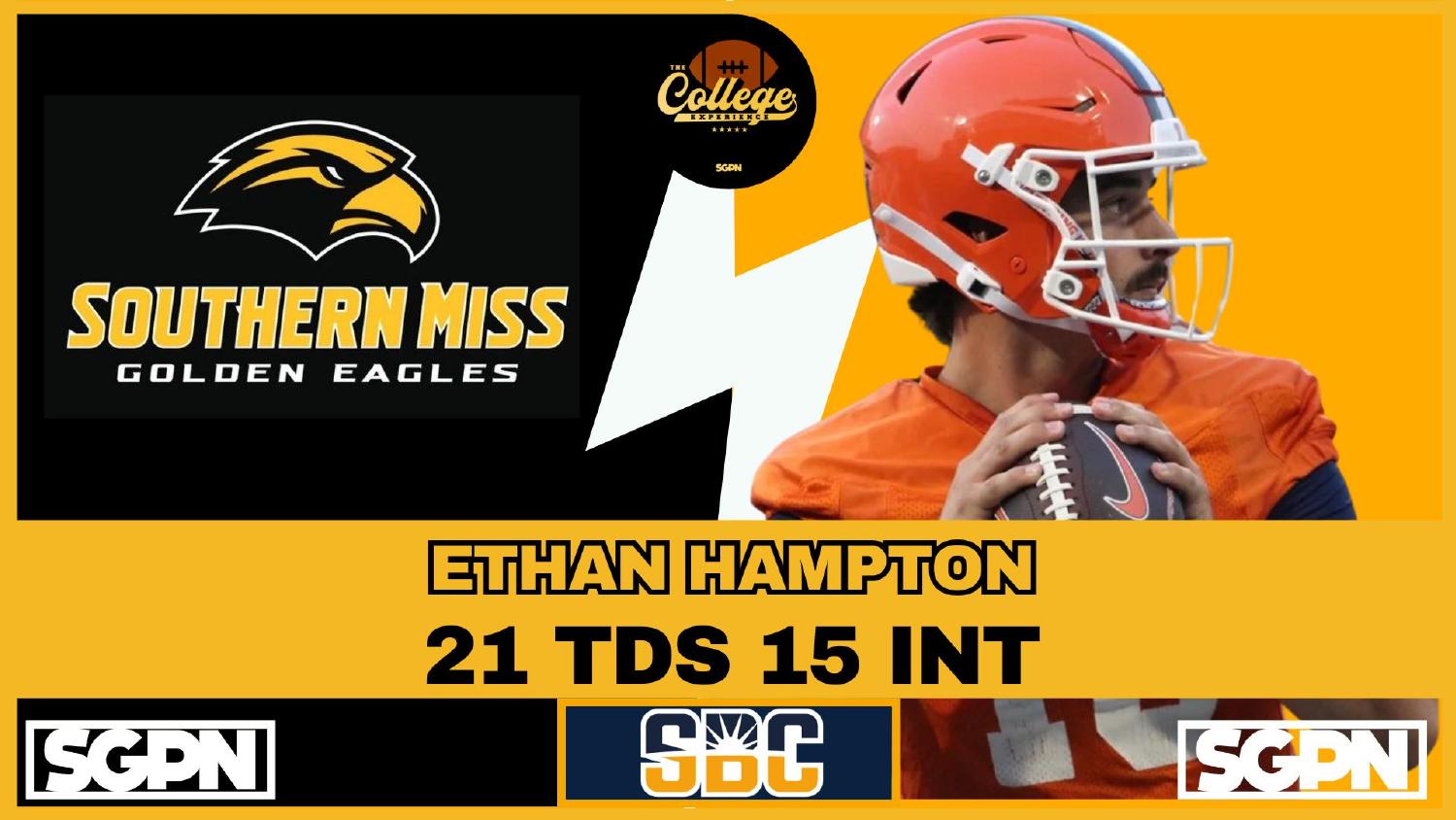 Southern Miss Quarterback Battle Southern Miss Golden Eagles 2026 preview quarterback battle featuring Illinois transfer Ethan Hampton