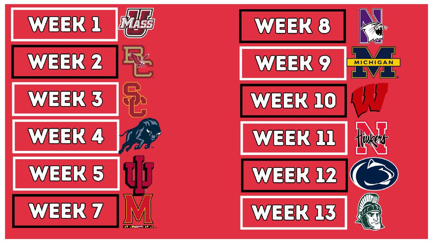 Rutgers Scarlet Knights 2026 Schedule Rutgers Scarlet Knights 2026 Big Ten schedule including USC, Michigan and Penn State