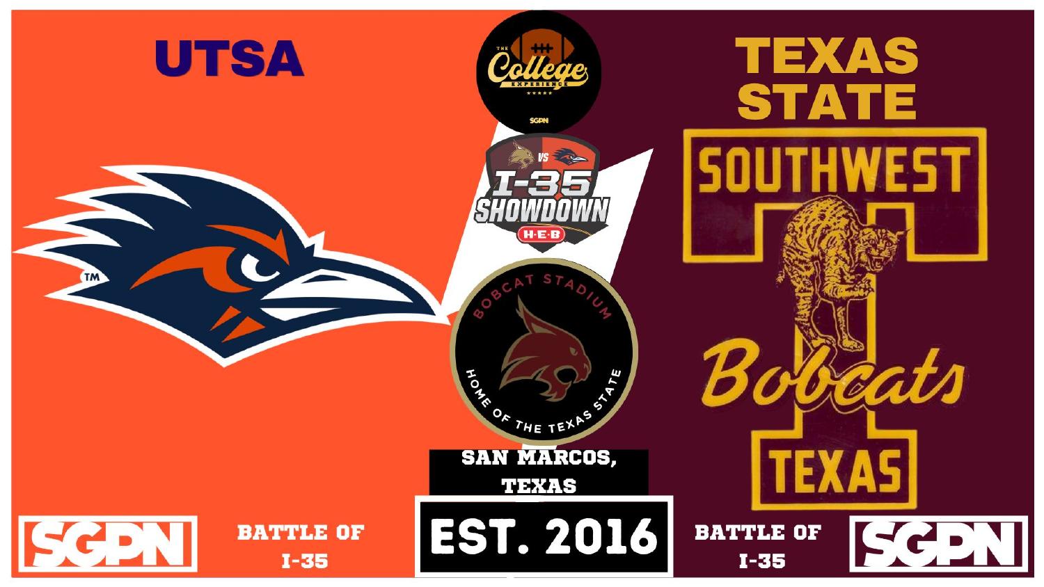 UTSA Roadrunners I-35 Showdown Schedule UTSA Roadrunners 2026 schedule I-35 Showdown rivalry game against Texas State