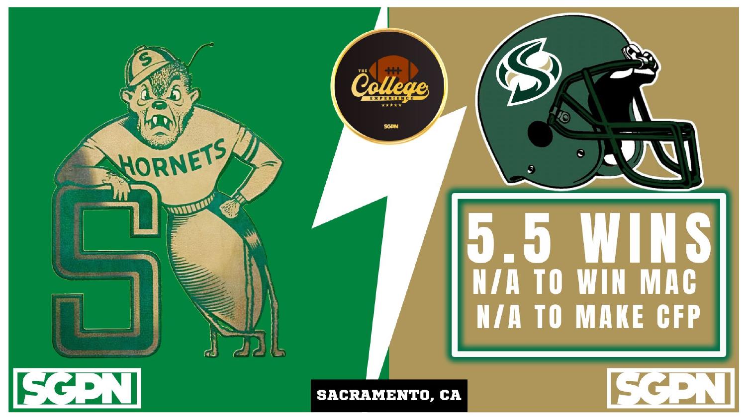 Sacramento State Hornets 2026 win total set at 5.5 in their first MAC season