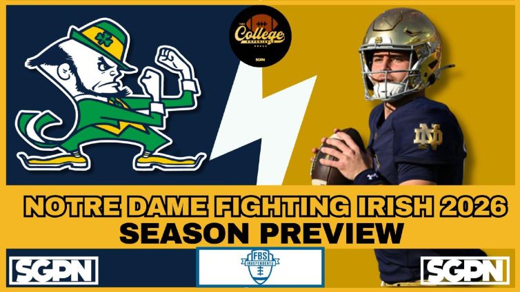 Notre Dame Fighting Irish 2026 season preview title slide