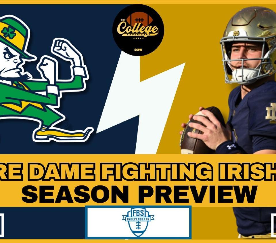 Notre Dame Fighting Irish 2026 season preview title slide