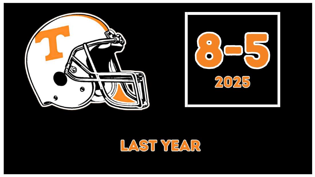 Tennessee Volunteers 2025 Record Tennessee Volunteers 2025 season record: 8-5
