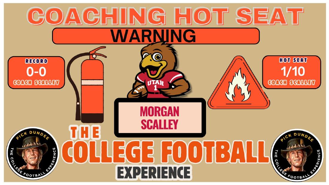 Utah Utes Coaching Hot Seat Morgan Scalley coaching hot seat rating for the Utah Utes 2026 preview