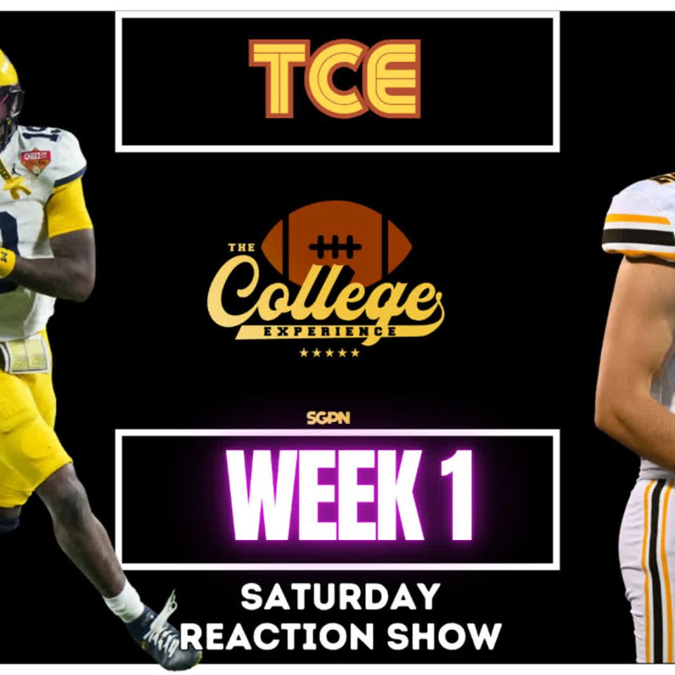 college football week 1 reaction podcast
