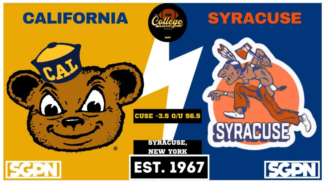California vs Syracuse Prediction & Picks: College Football Week 2