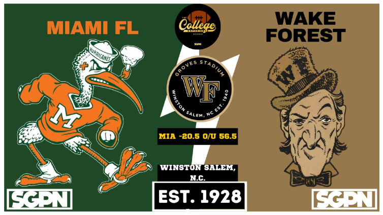 Miami (FL) vs Wake Forest Prediction & Picks: College Football Week 3
