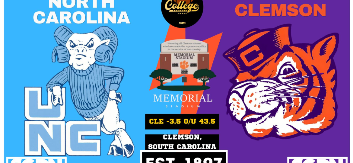 North Carolina vs Clemson Prediction & Picks: College Football Week 3