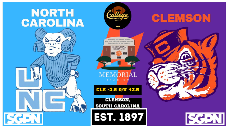 North Carolina vs Clemson Prediction & Picks: College Football Week 3