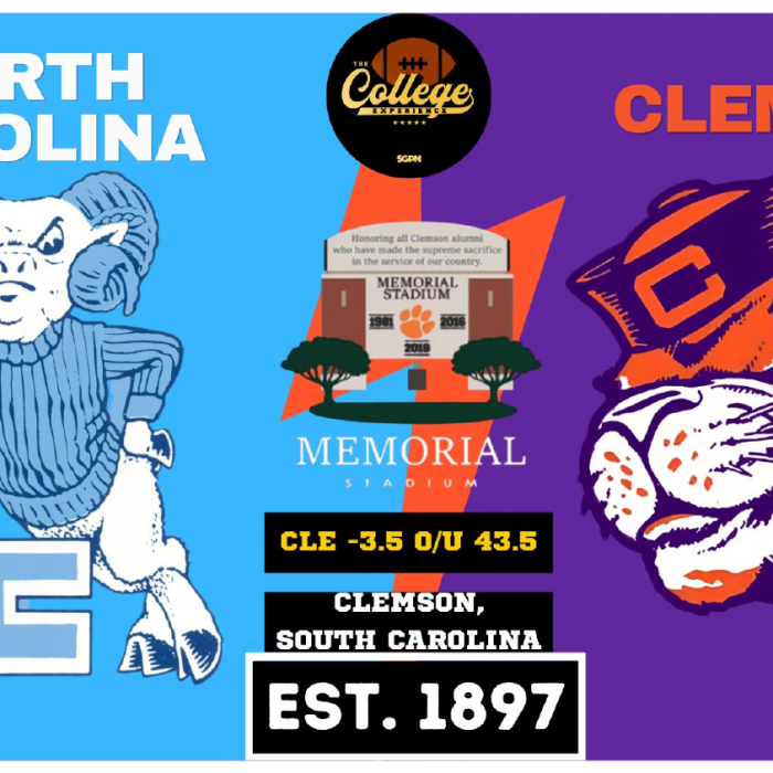 North Carolina vs Clemson Prediction & Picks: College Football Week 3