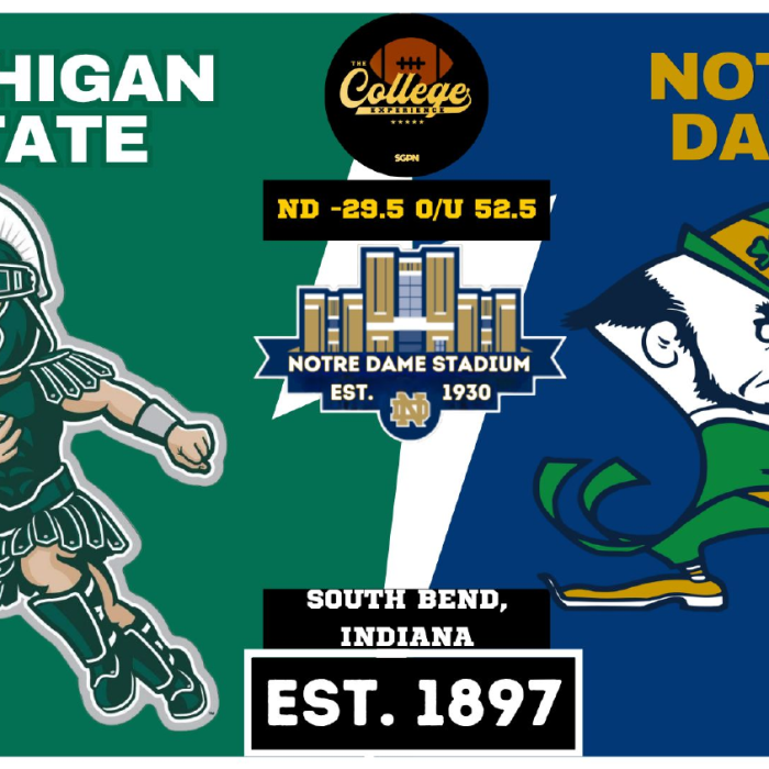 Michigan State vs Notre Dame Prediction & Picks: College Football Week 3
