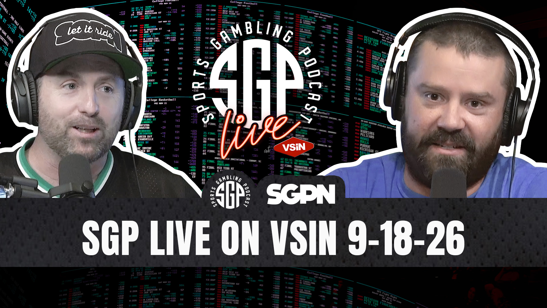 Sports Gambling Podcast LIVE On VSIN (9-18-26) Sports Gambling Podcast LIVE On VSIN (9-18-26)