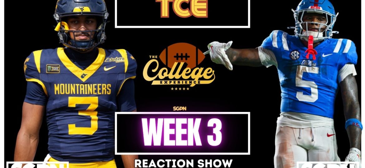 college football week 3 reaction podcast