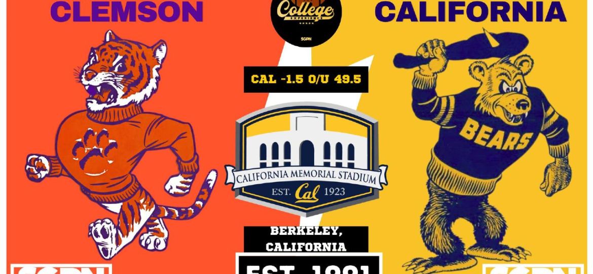 Clemson vs California Prediction & Picks: College Football Week 4