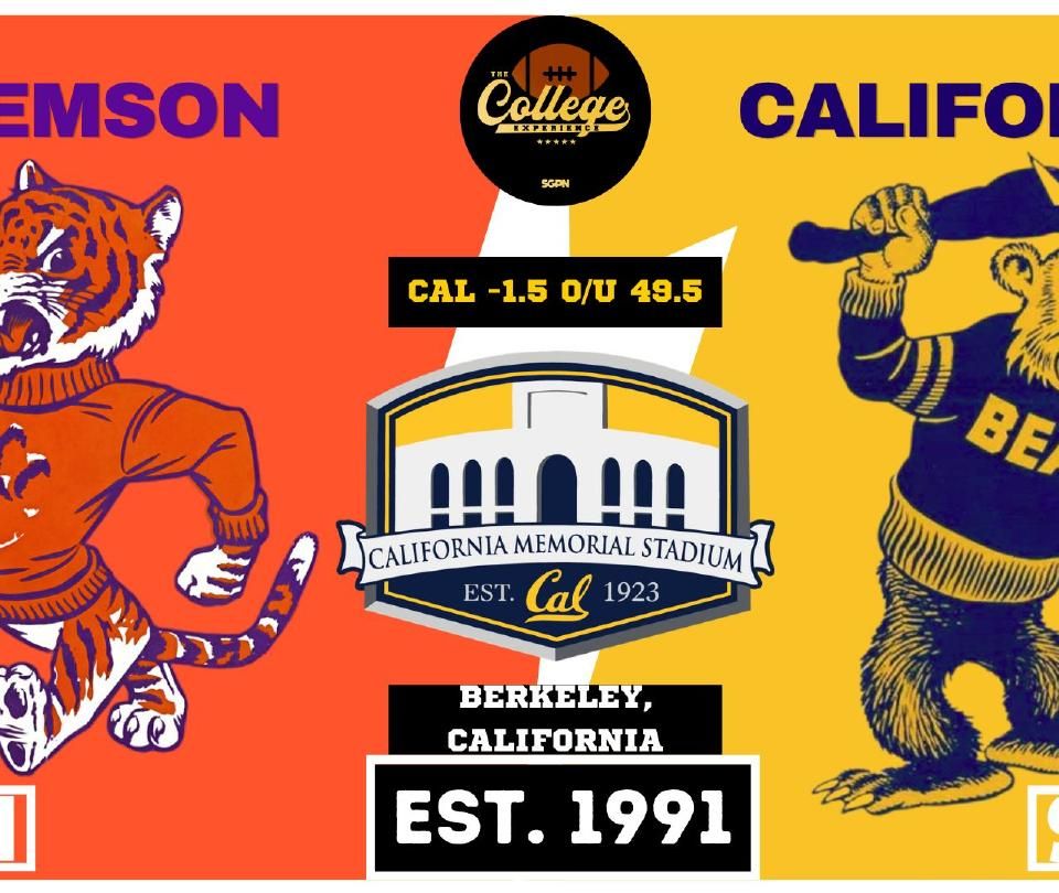Clemson vs California Prediction & Picks: College Football Week 4
