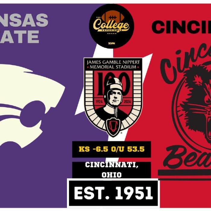 Kansas State vs Cincinnati Prediction & Picks: College Football Week 4