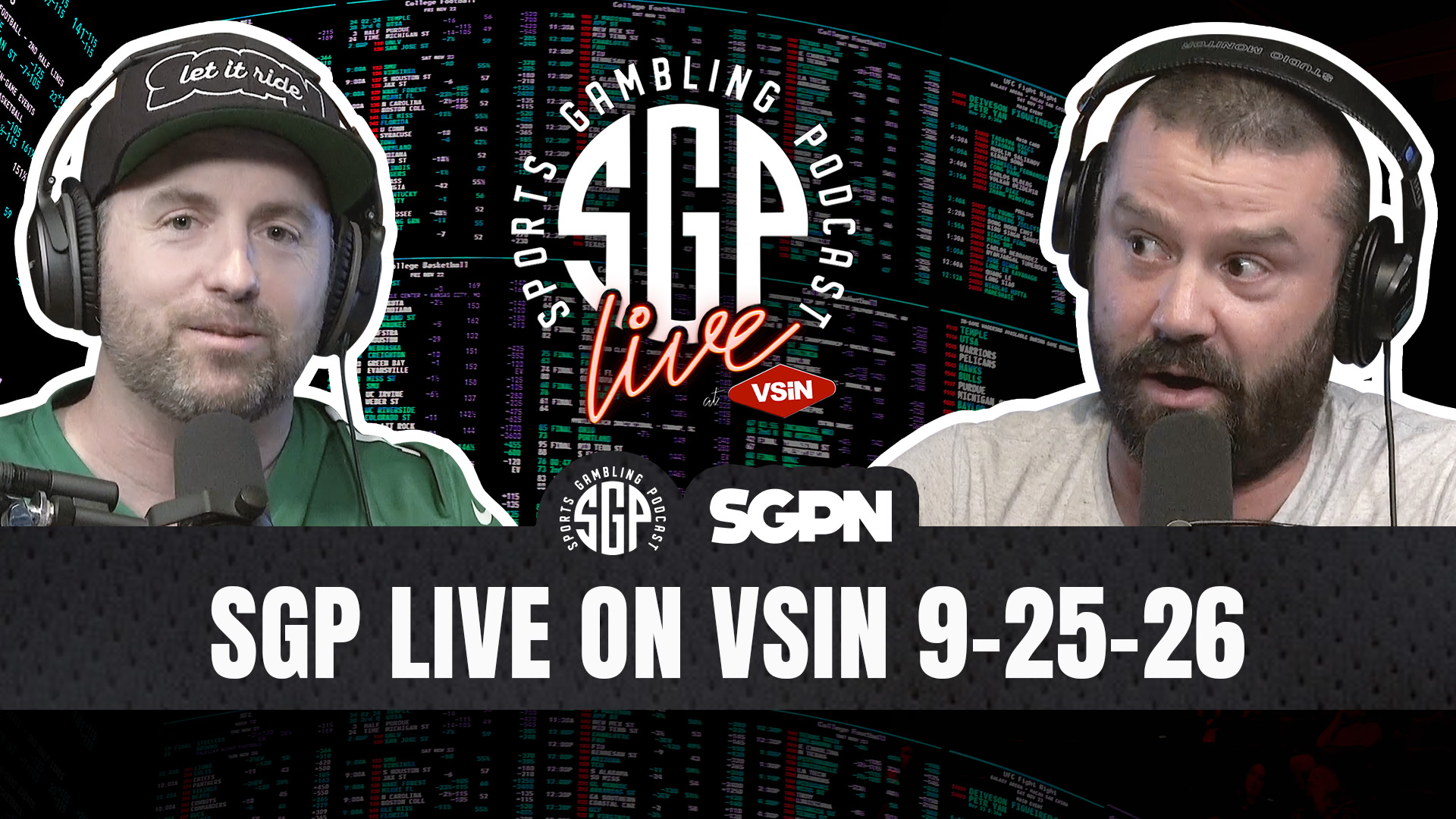 Sports Gambling Podcast LIVE On VSIN (9-25-26) Sports Gambling Podcast LIVE On VSIN (9-25-26)