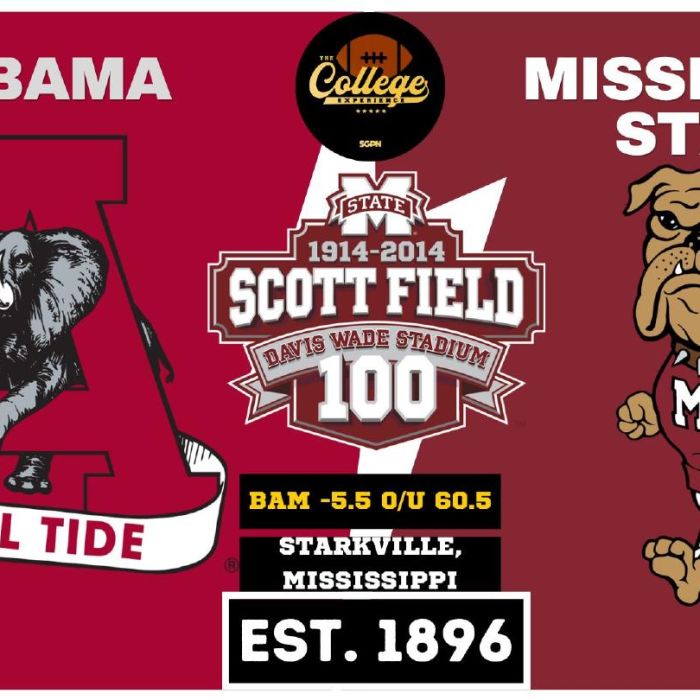 Alabama vs Mississippi State Prediction & Picks: College Football Week 5