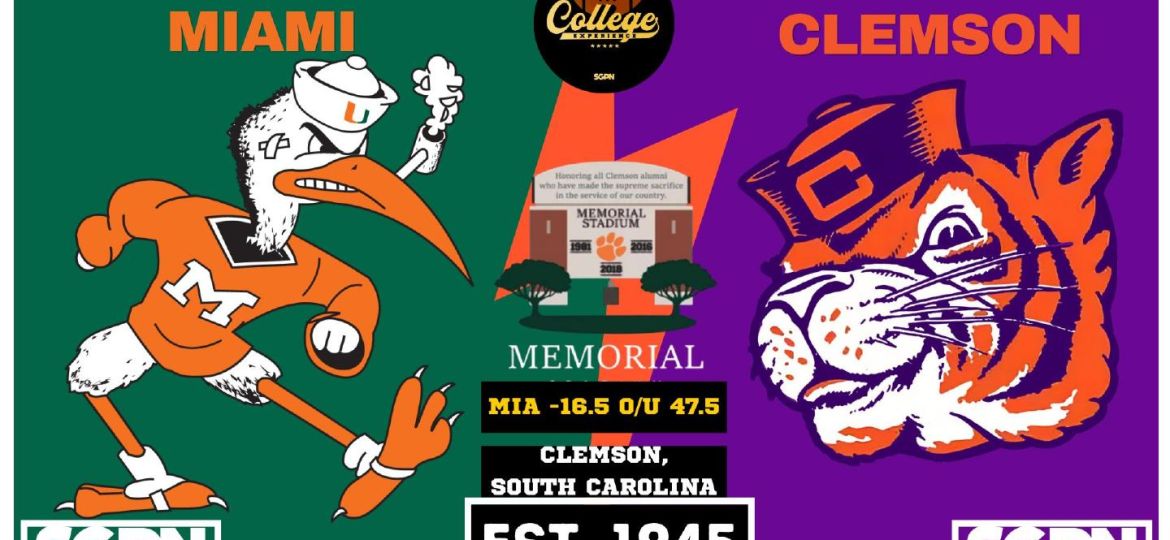 Miami FL vs Clemson Prediction & Picks: College Football Week 5