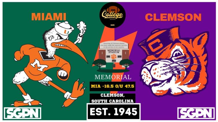 Miami FL vs Clemson Prediction & Picks: College Football Week 5