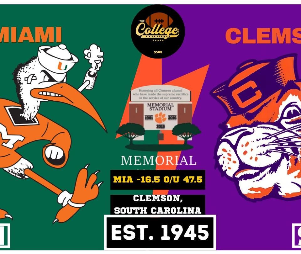 Miami FL vs Clemson Prediction & Picks: College Football Week 5