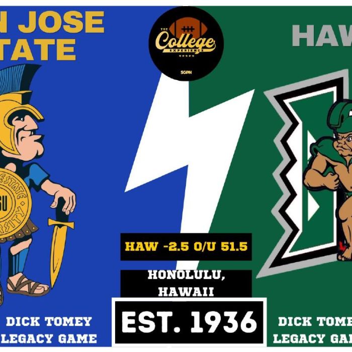 San Jose State vs Hawaii Prediction & Picks: College Football Week 5