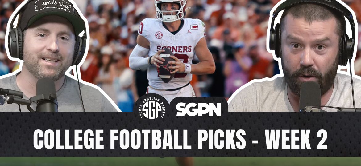 College Football Week 2 Picks - Sports Gambling Podcast Ep 2678