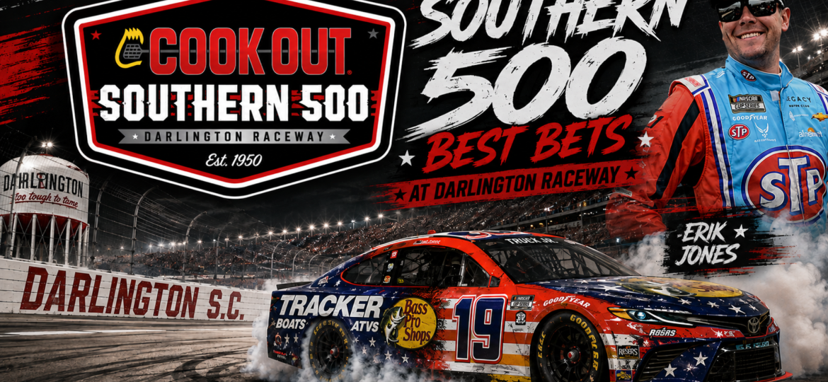 Cook Out Southern 500 Betting Picks 2026 I NASCAR Gambling Podcast (Ep. 860)