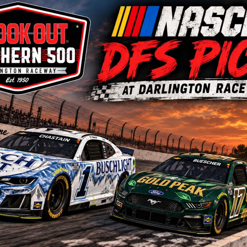 Cook Out Southern 500 DFS Picks 2026 I NASCAR Gambling Podcast (Ep. 862)