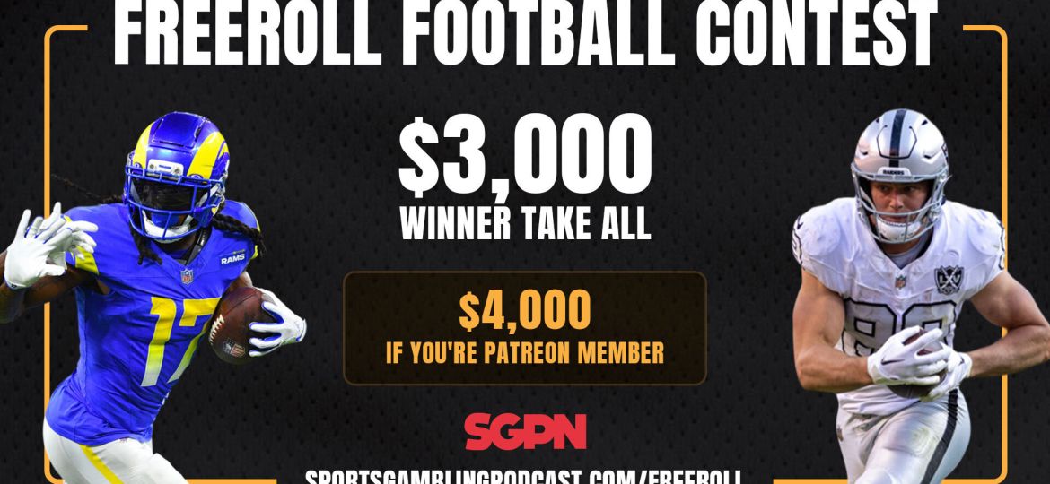 NFL Freeroll Contest is Back for 2026: Win $3,000 with a $0 Entry Fee
