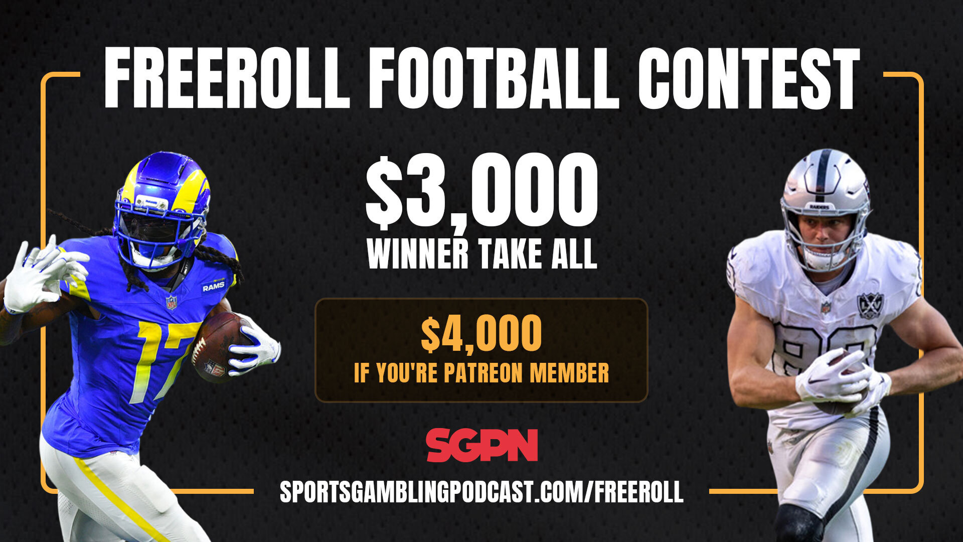 NFL Freeroll Contest is Back for 2026: Win $3,000 with a $0 Entry Fee