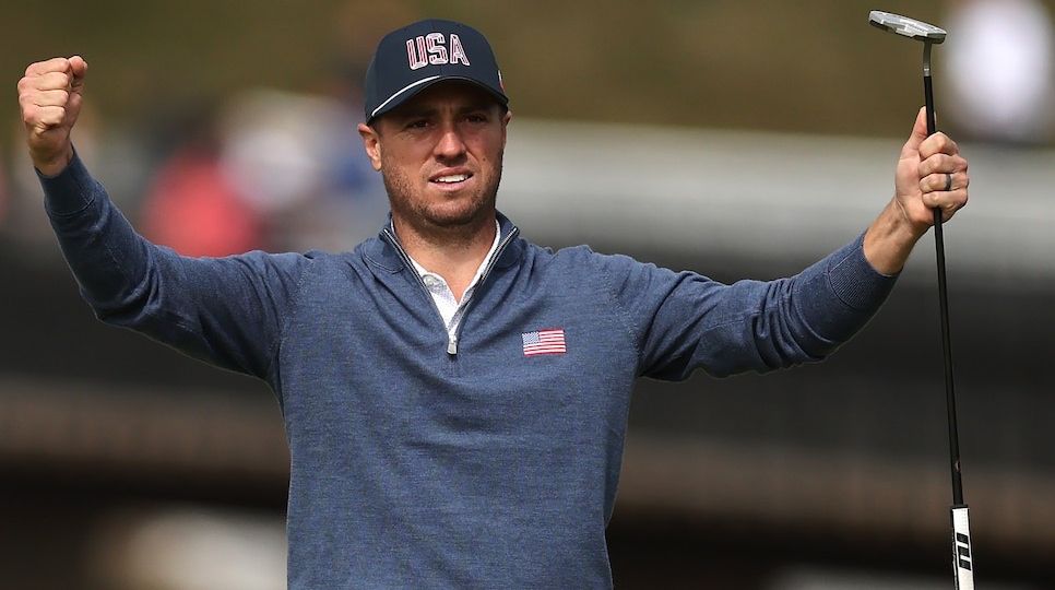 Presidents Cup Sunday Bet: Justin Thomas to Beat Corey Conners