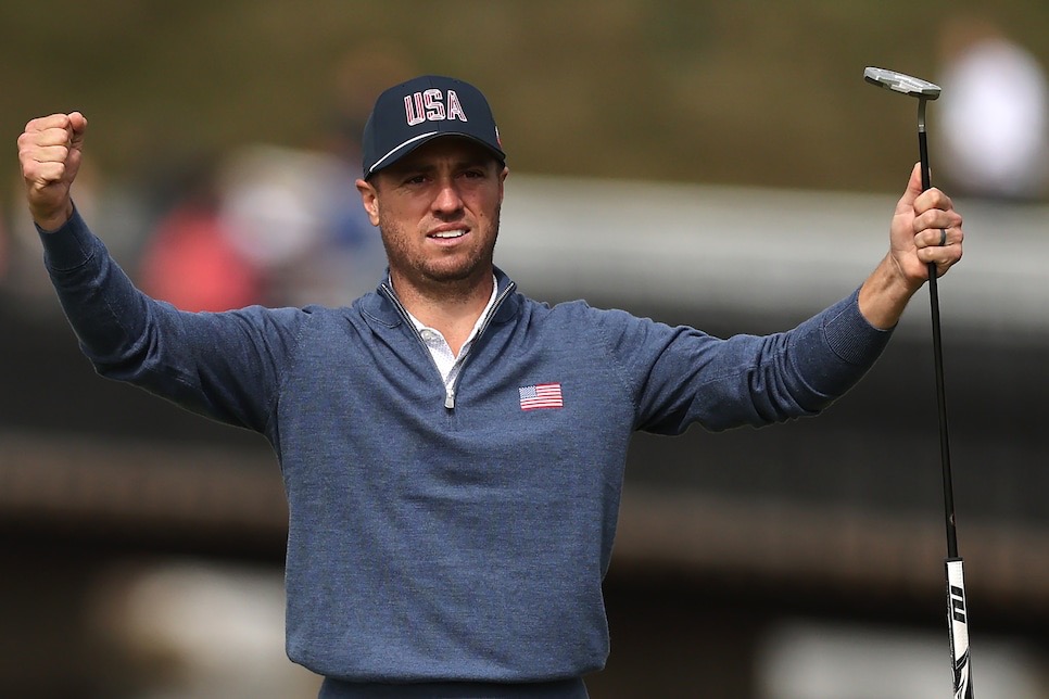 Presidents Cup Sunday Bet: Justin Thomas to Beat Corey Conners
