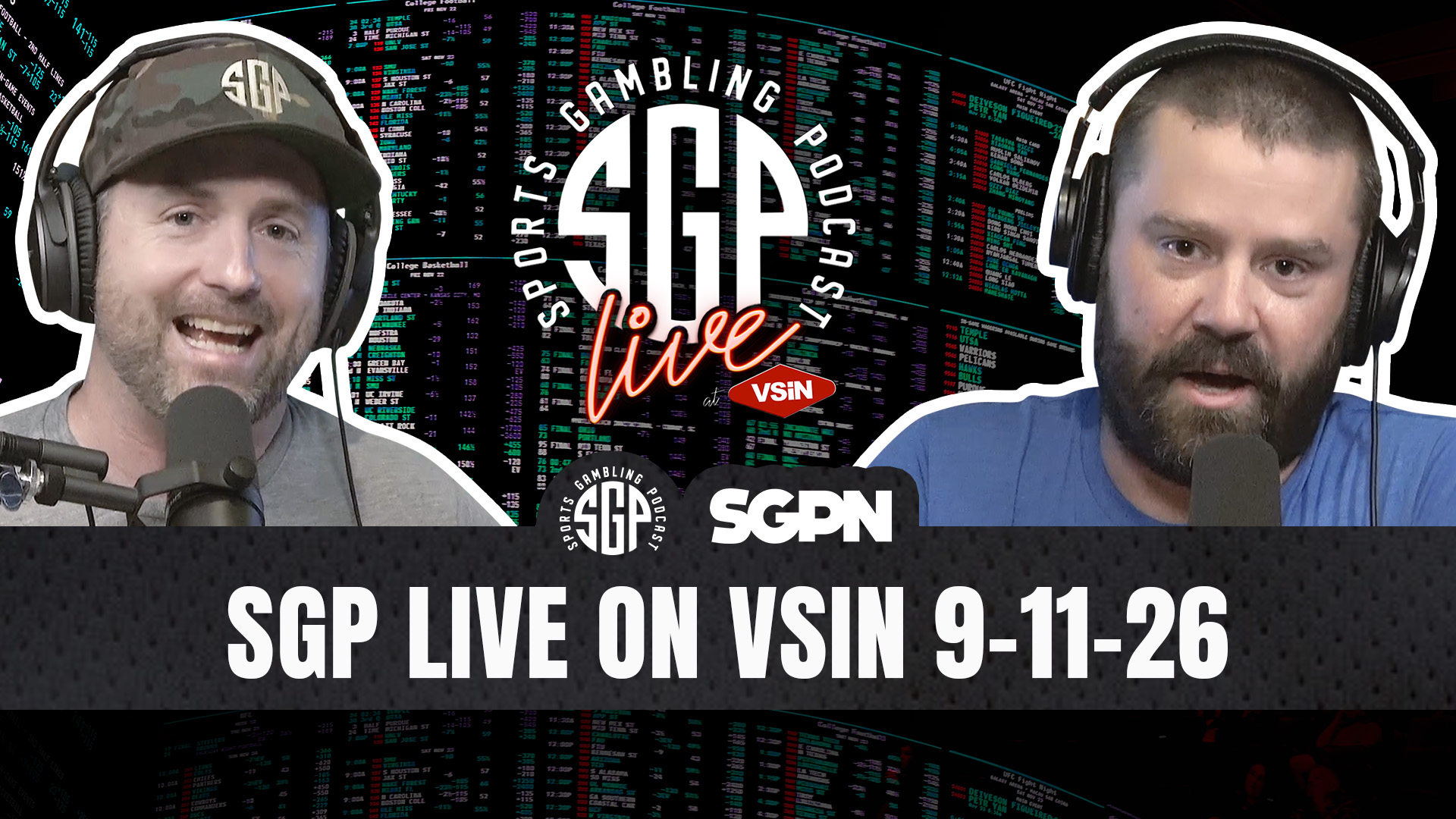 Sports Gambling Podcast on VSiN 9-11-26
