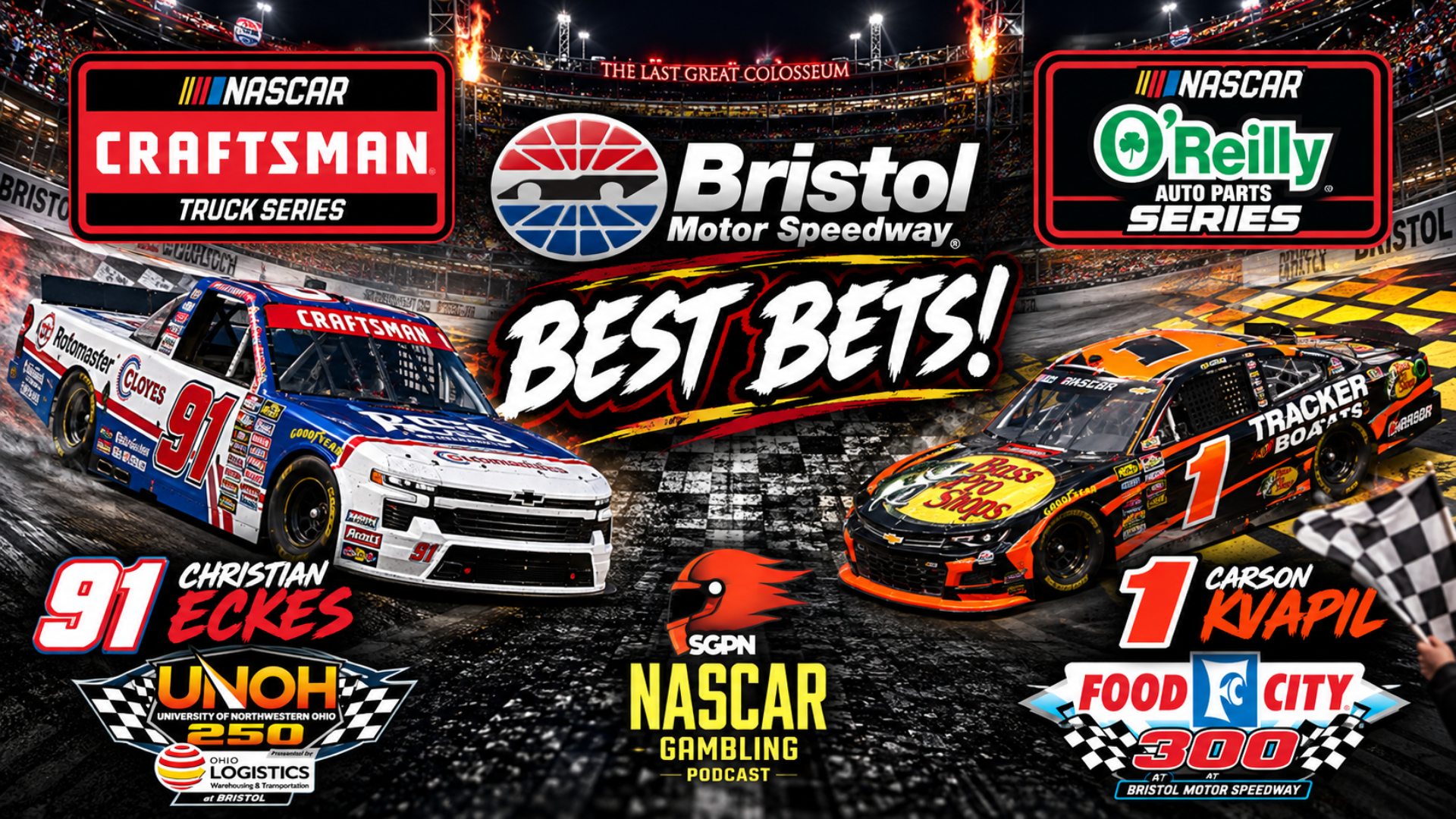 UNOH 250 & Food City 300 Betting Picks 2026 I NASCAR Gambling Podcast (Ep. 869) UNOH 250 & Food City 300 Betting Picks 2026 I NASCAR Gambling Podcast (Ep. 869)