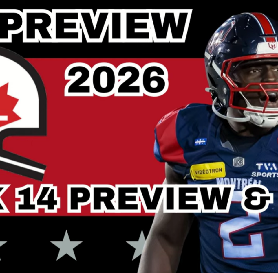 CFL Week 14 Preview, Picks, and DFS | CFL Gambling Podcast (Ep. 127)