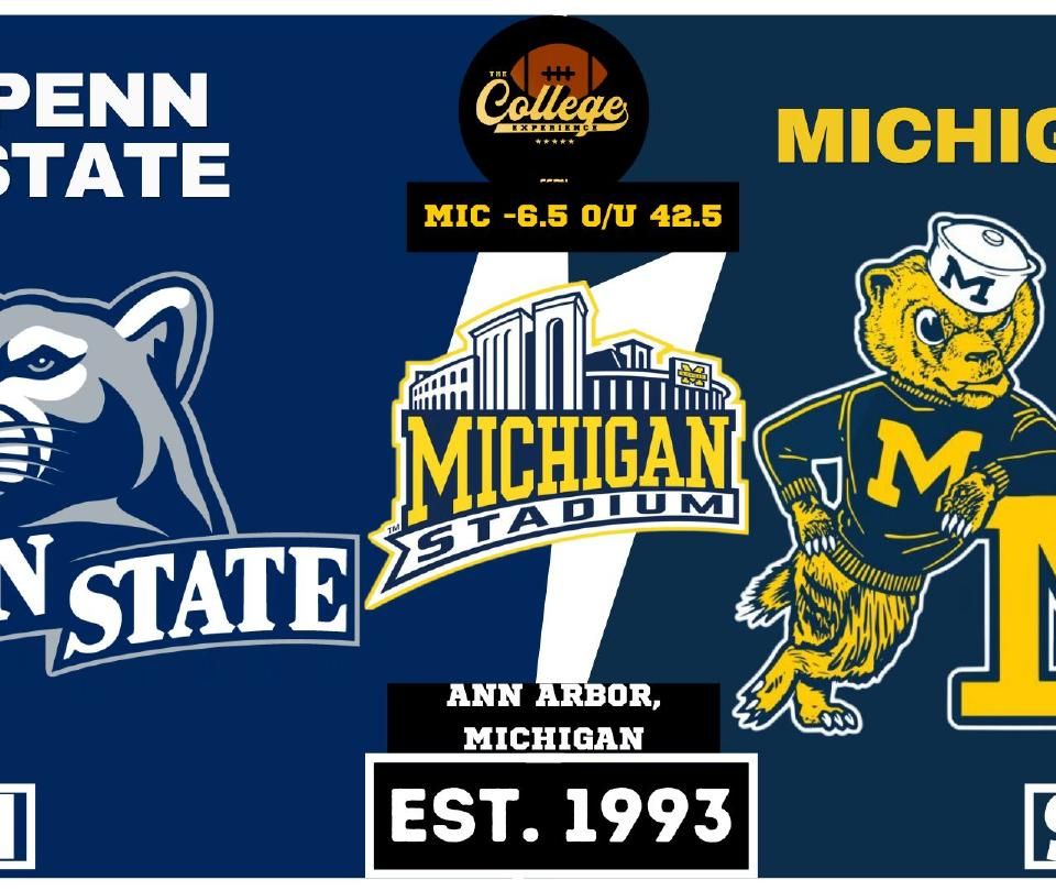 Penn State vs Michigan Prediction & Picks: College Football Week 7