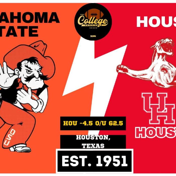 Oklahoma State vs Houston Prediction & Picks: College Football Week 7
