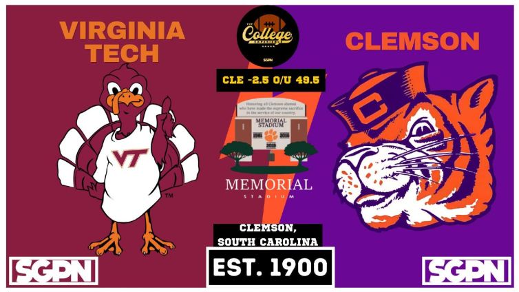 Virginia Tech vs Clemson Prediction & Picks: College Football Week 8