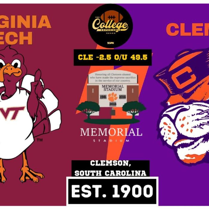 Virginia Tech vs Clemson Prediction & Picks: College Football Week 8