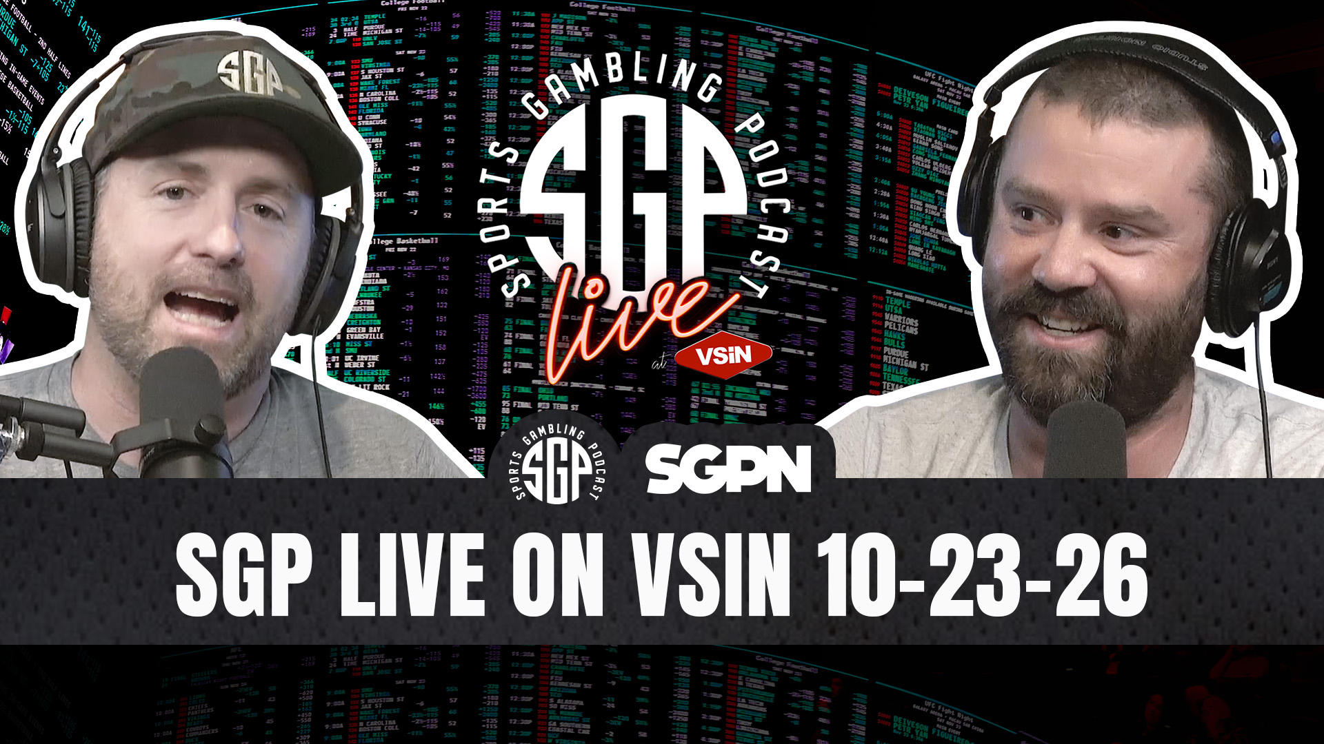 Sports Gambling Podcast LIVE On VSIN (10-23-26) Sports Gambling Podcast LIVE On VSIN (10-23-26)